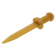 LEGO rövid kard gladius, gyöngyház arany (18034)
